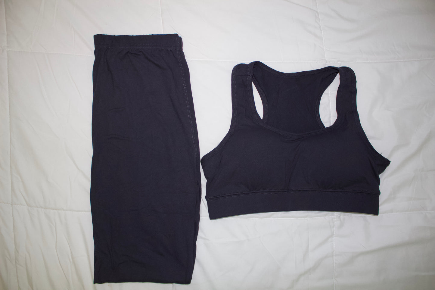 A Two Piece Navy Set
