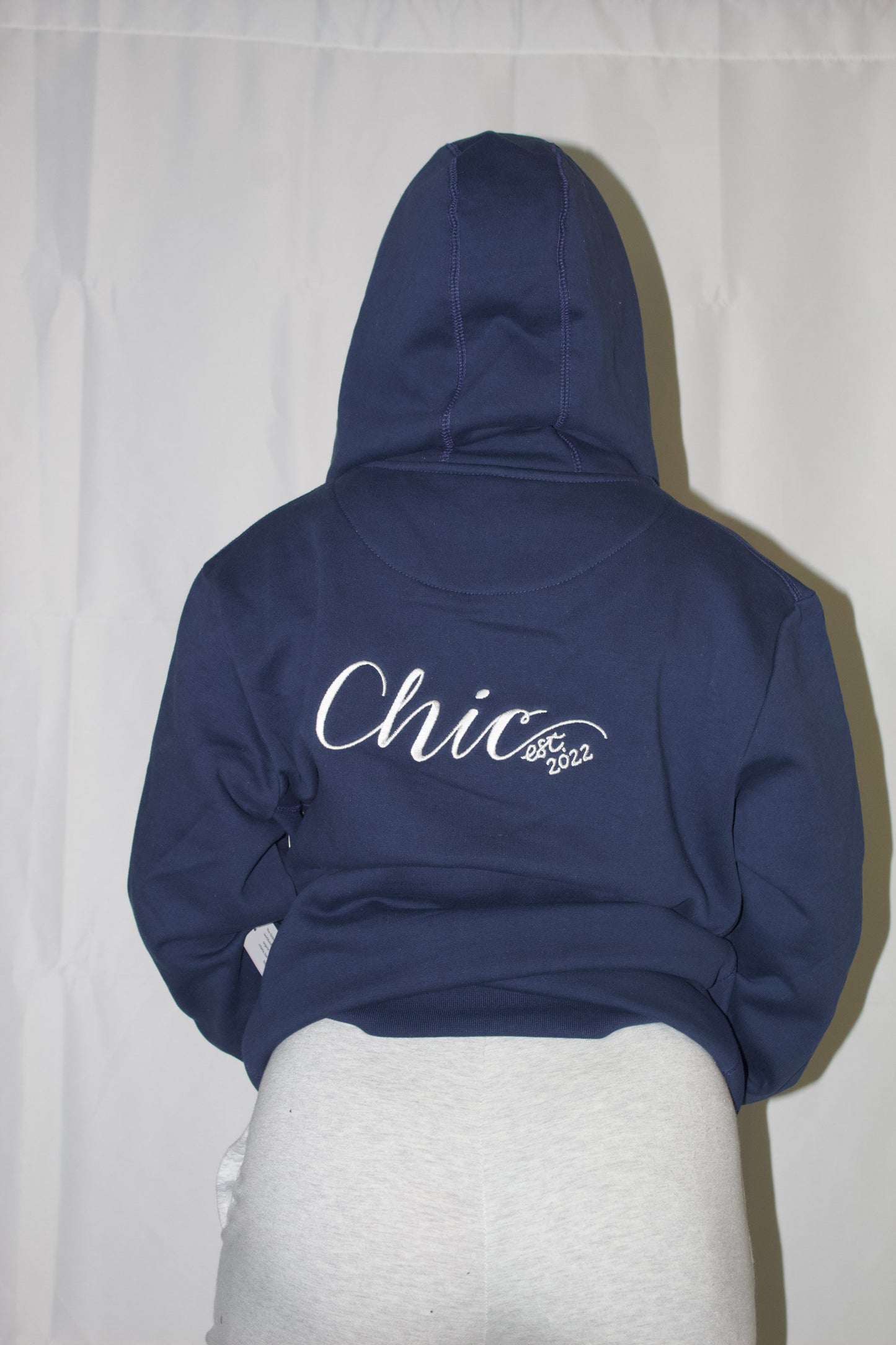 Ocean Navy Heavyweight Organic Brushed Zip